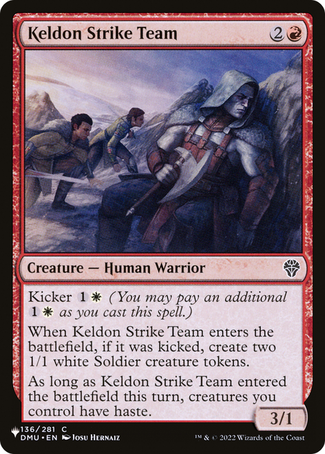 Keldon Strike Team (The List Reprint)