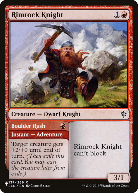 Rimrock Knight (The List Reprint)
