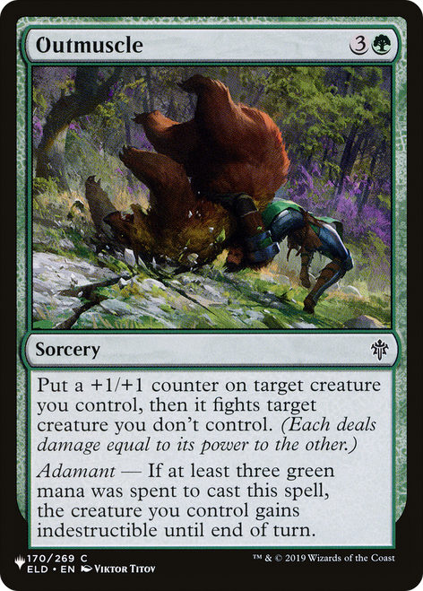 Outmuscle (The List Reprint)