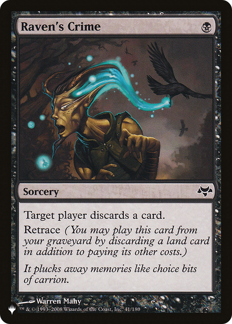 Raven's Crime (The List Reprint)