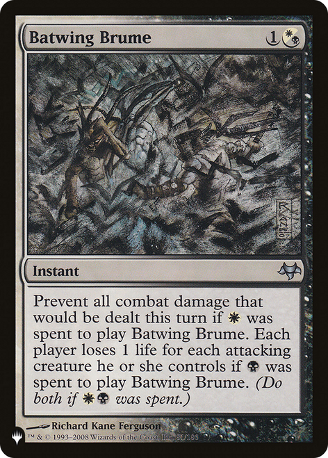 Batwing Brume (The List Reprint)
