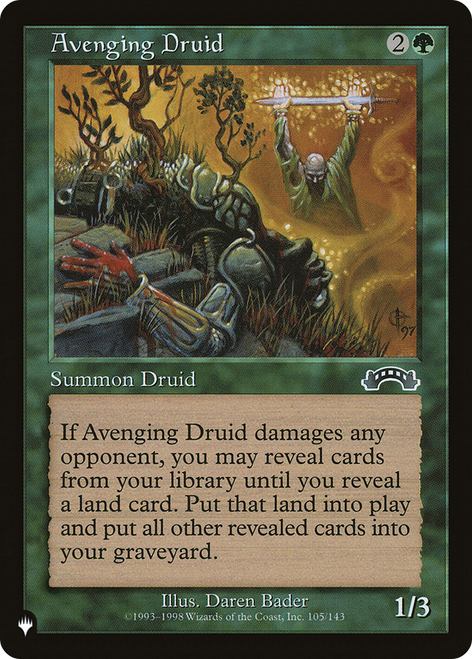 Avenging Druid (The List Reprint)