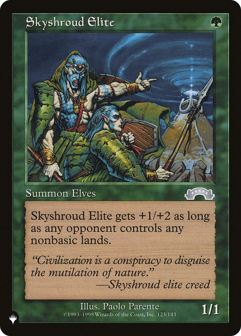 Skyshroud Elite (The List Reprint)