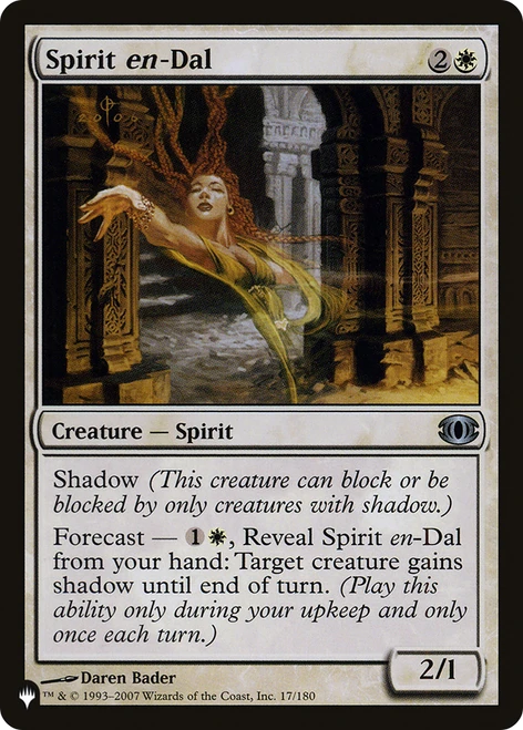 Spirit en-Dal (The List Reprint)