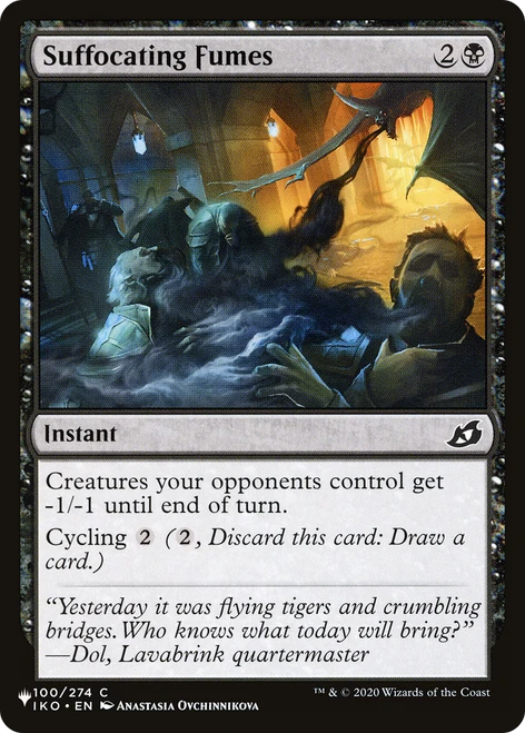Suffocating Fumes (The List Reprint)