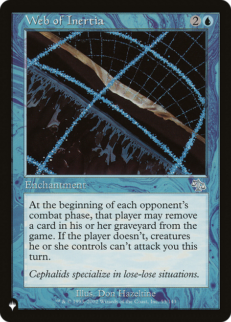 Web of Inertia (The List Reprint)