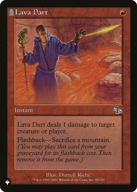 Lava Dart (The List Reprint)