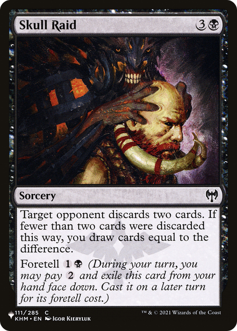 Skull Raid (The List Reprint)