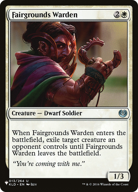 Fairgrounds Warden (The List Reprint)