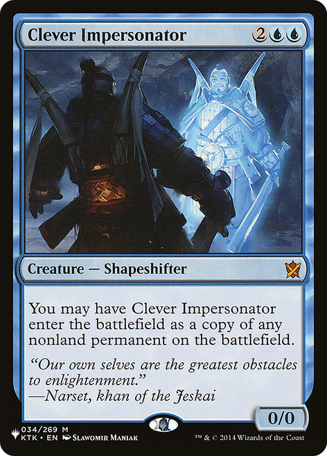 Clever Impersonator (The List Reprint)