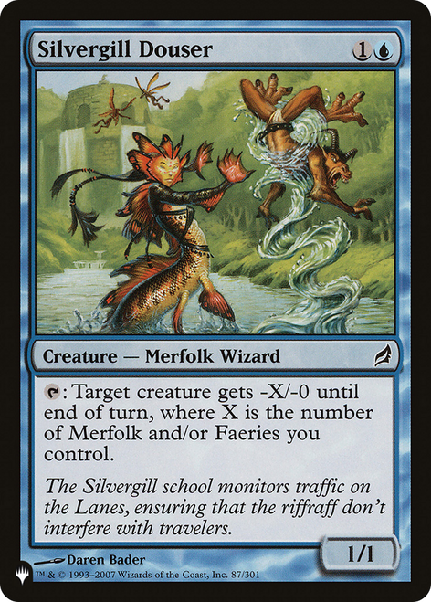 Silvergill Douser (The List Reprint)