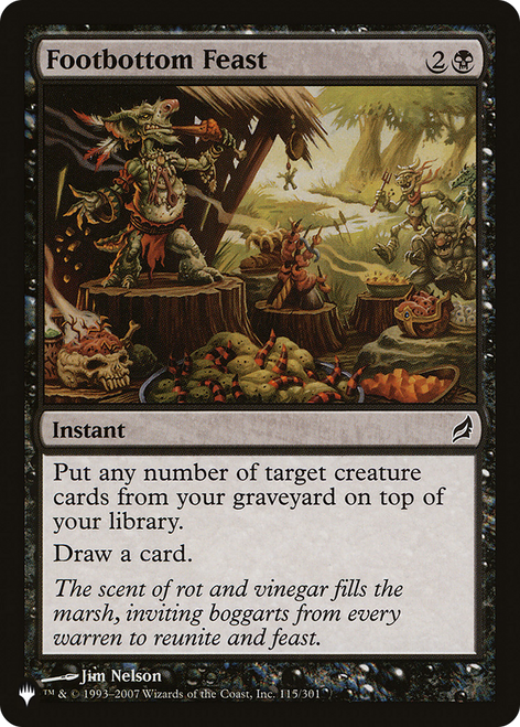 Footbottom Feast (The List Reprint)