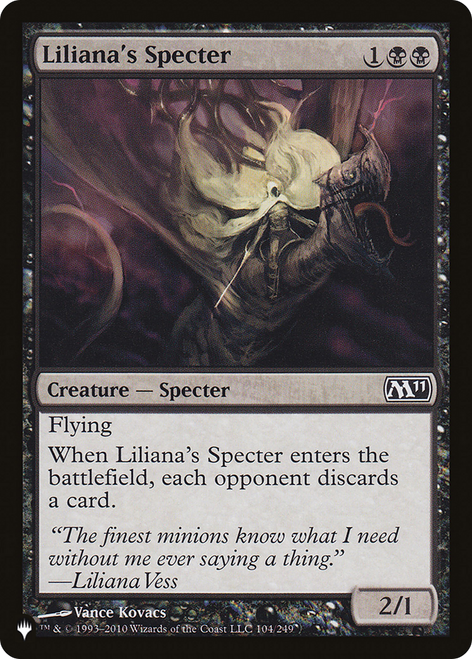 Liliana's Specter (The List Reprint)