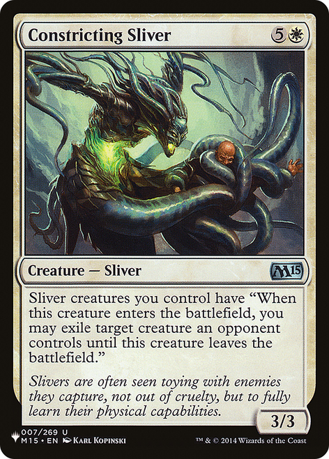 Constricting Sliver (The List Reprint)