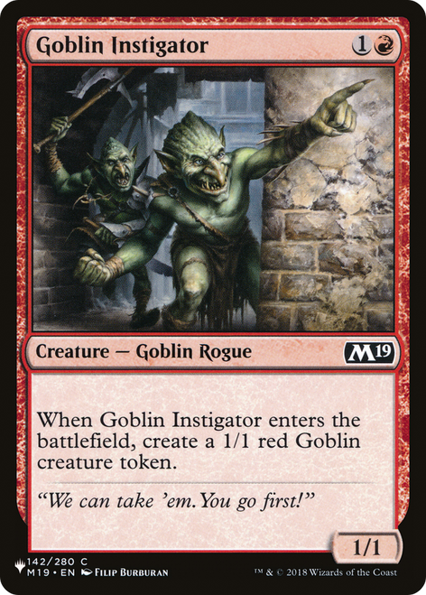 Goblin Instigator (The List Reprint)