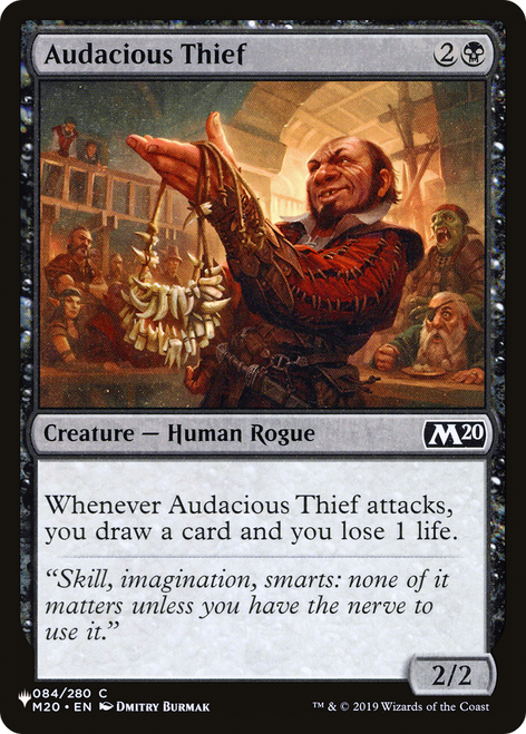 Audacious Thief (The List Reprint)
