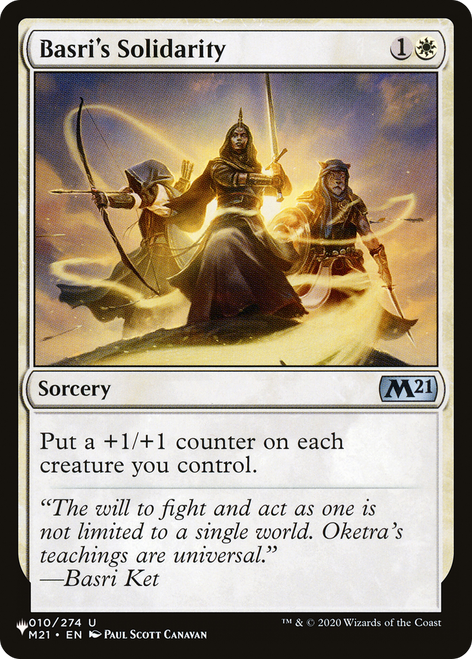 Basri's Solidarity (The List Reprint)