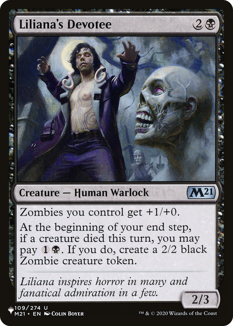 Liliana's Devotee (The List Reprint)