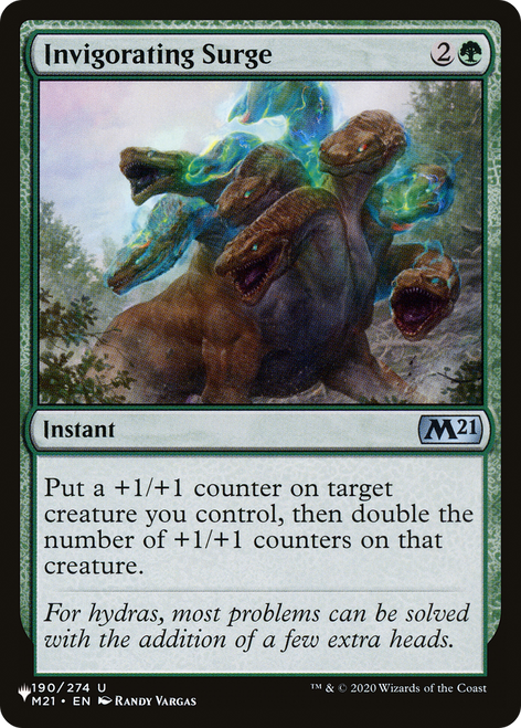 Invigorating Surge (The List Reprint)