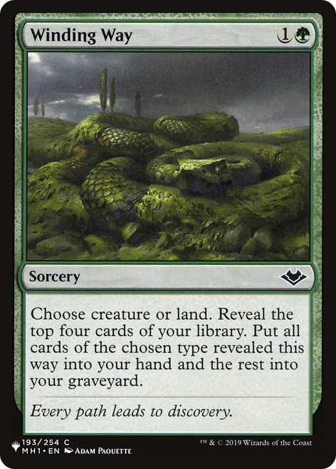 Winding Way (The List Reprint)