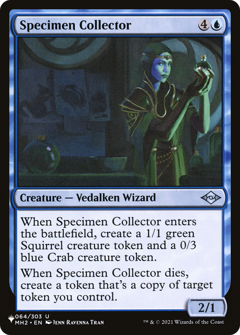 Specimen Collector (The List Reprint)
