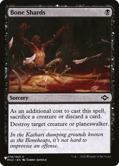 Bone Shards (The List Reprint)