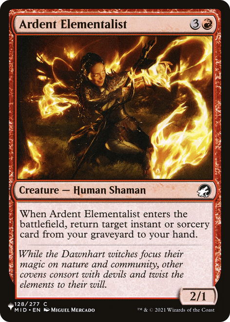 Ardent Elementalist (The List Reprint)