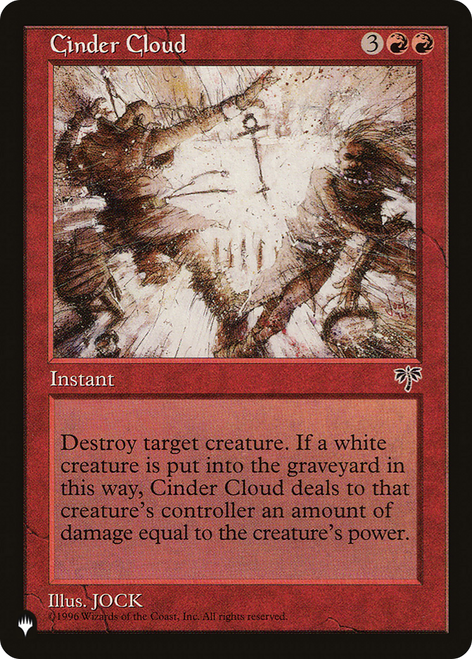 Cinder Cloud (The List Reprint)