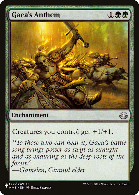 Gaea's Anthem (The List Reprint)