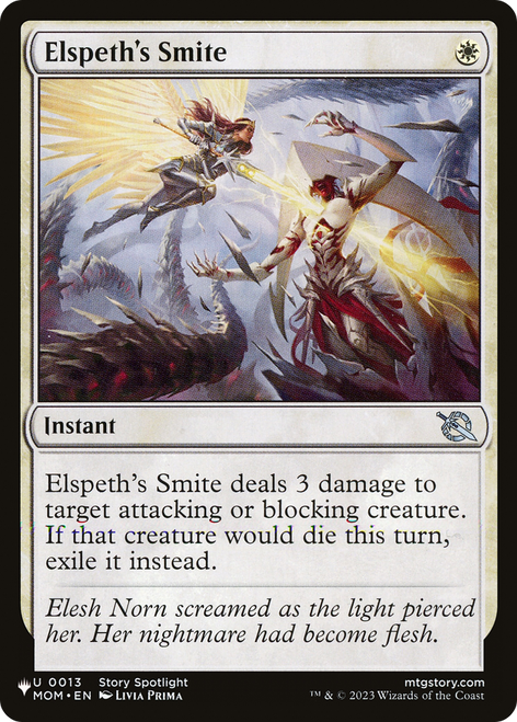Elspeth's Smite (The List Reprint)