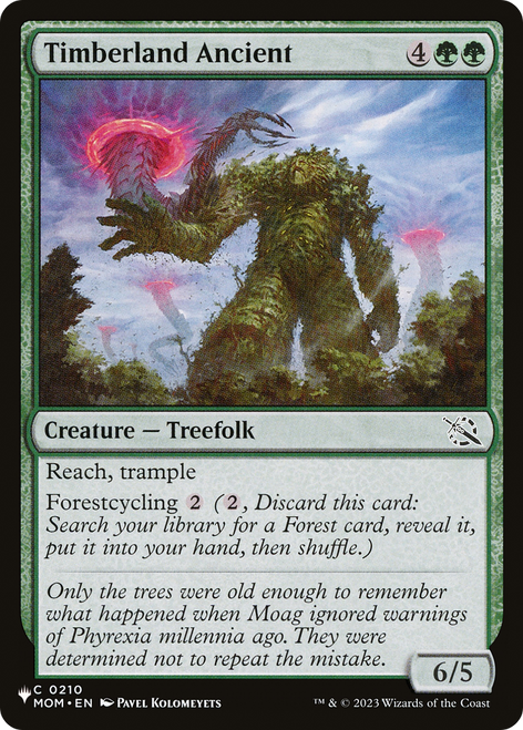 Timberland Ancient (The List Reprint)