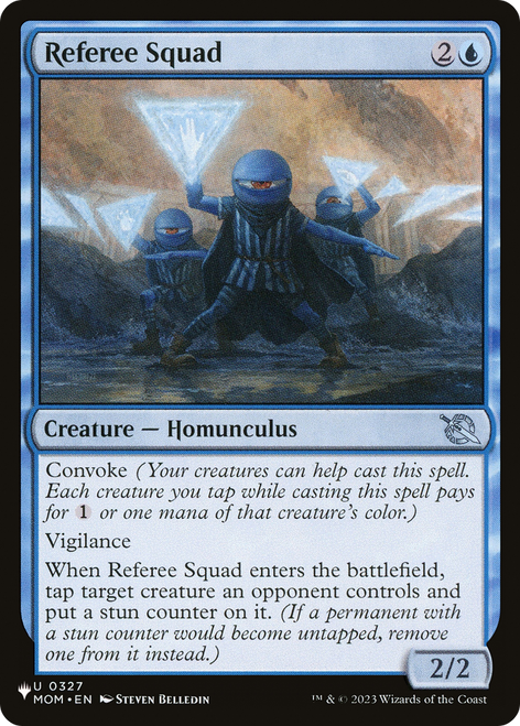 Referee Squad (The List Reprint)