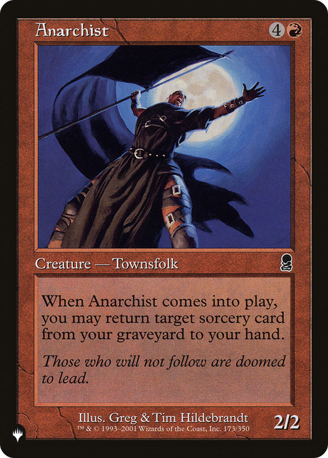 Anarchist (The List Reprint)