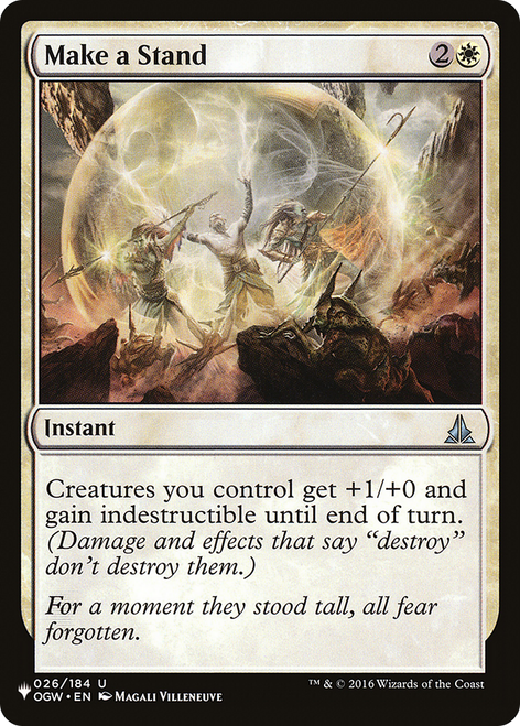 Make a Stand (The List Reprint)