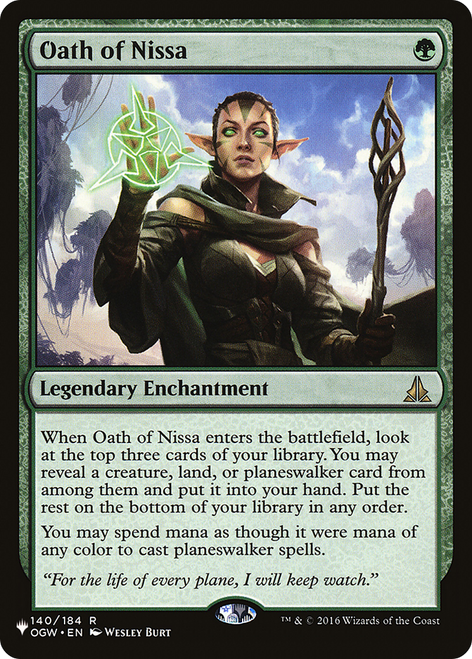 Oath of Nissa (The List Reprint)
