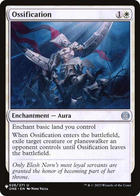 Ossification (The List Reprint)