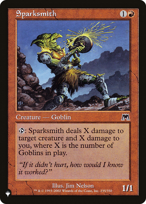 Sparksmith (The List Reprint)