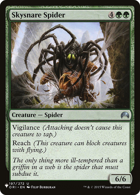 Skysnare Spider (The List Reprint)