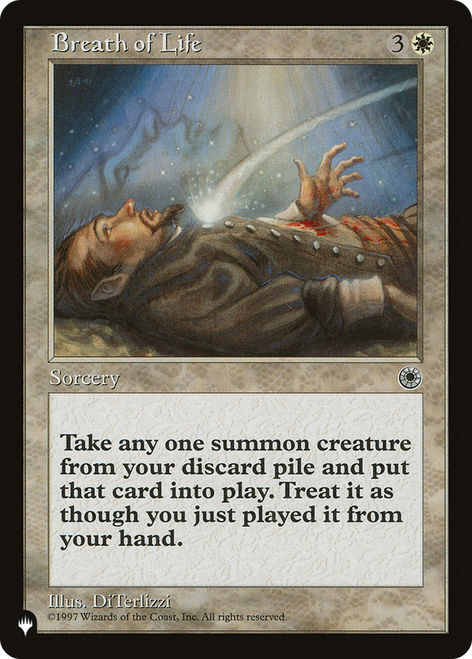 Breath of Life (The List Reprint)