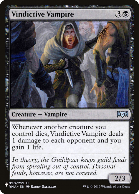 Vindictive Vampire (The List Reprint)
