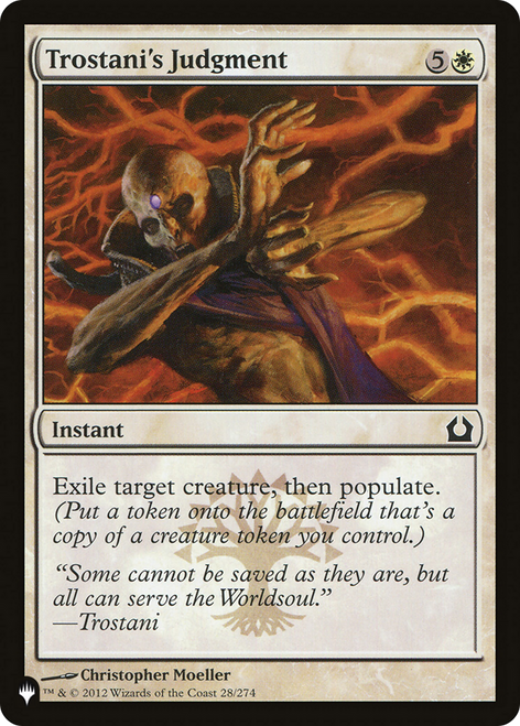 Trostani's Judgment (The List Reprint)