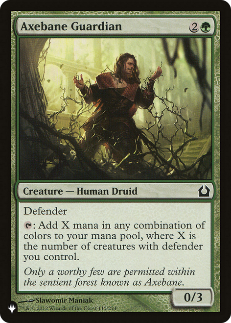 Axebane Guardian (The List Reprint)