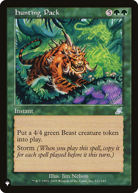 Hunting Pack (The List Reprint)