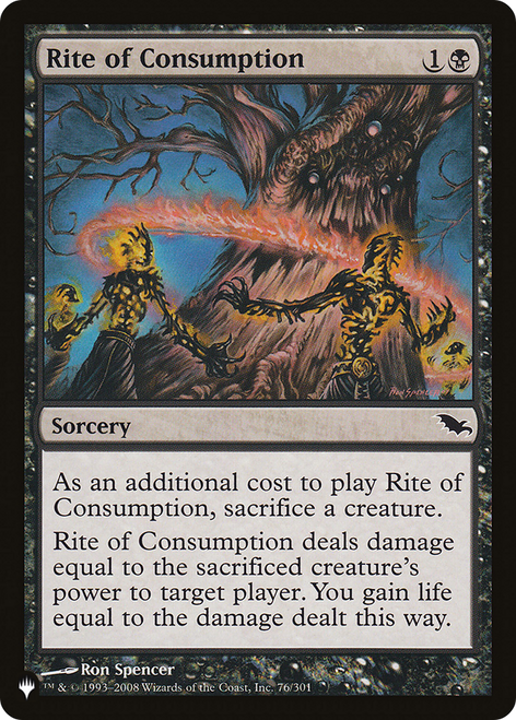Rite of Consumption (The List Reprint)