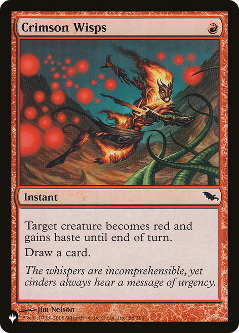 Crimson Wisps (The List Reprint)