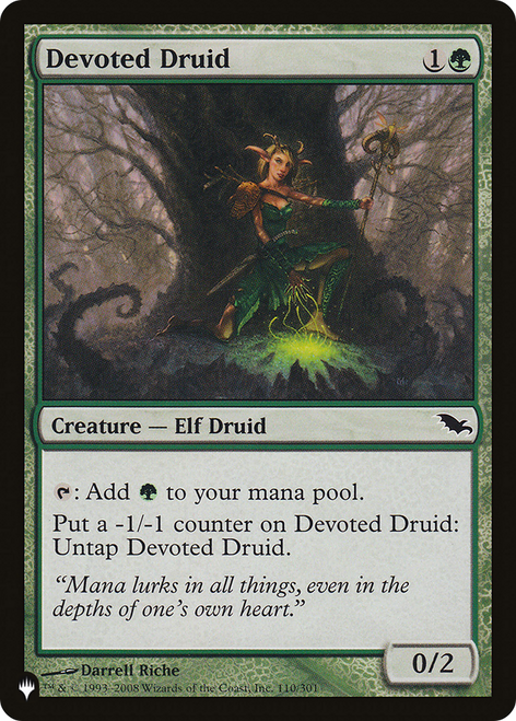 Devoted Druid (The List Reprint)
