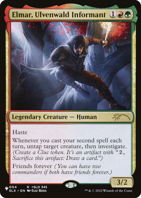 Elmar, Ulvenwald Informant (The List Reprint)