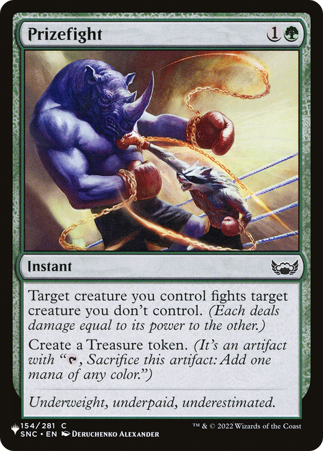 Prizefight (The List Reprint)