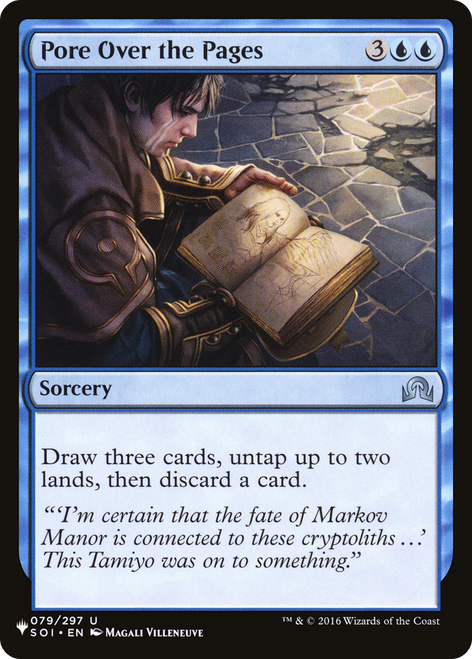 Pore Over the Pages (The List Reprint)
