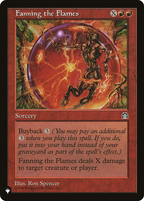 Fanning the Flames (The List Reprint)